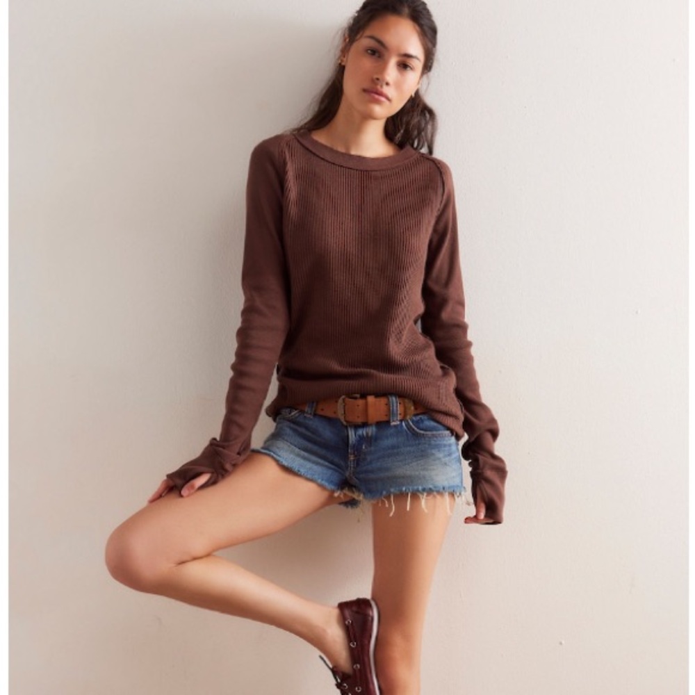 NWT- Free People Honey B Crew Neck